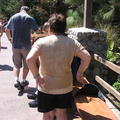 Disneyland 2008 037 Soaking wet after ride on Grizzly River run.jpg