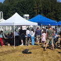 Our Flytying station at the Abbotsford fish hatchery Open house
