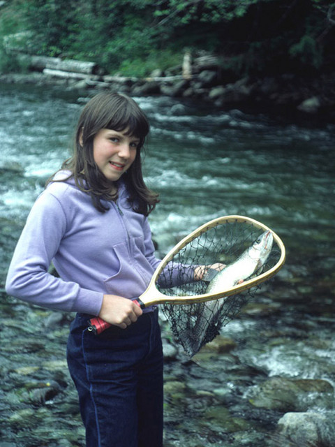 Lara with trout