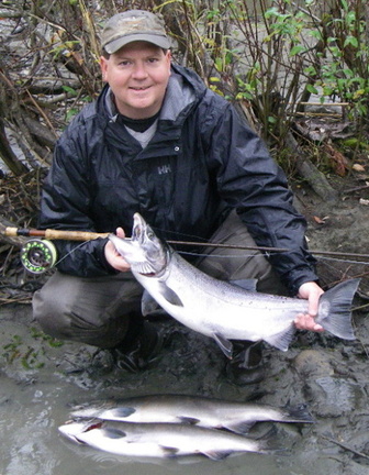 Good day, End of October, Coho on the Fly
